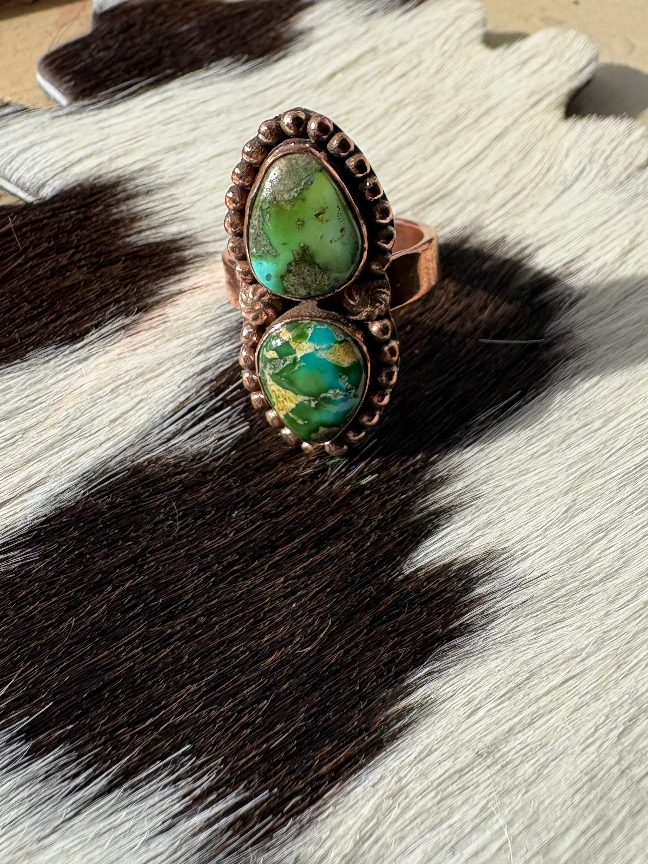 Copper Sonoran Gold ring size 8