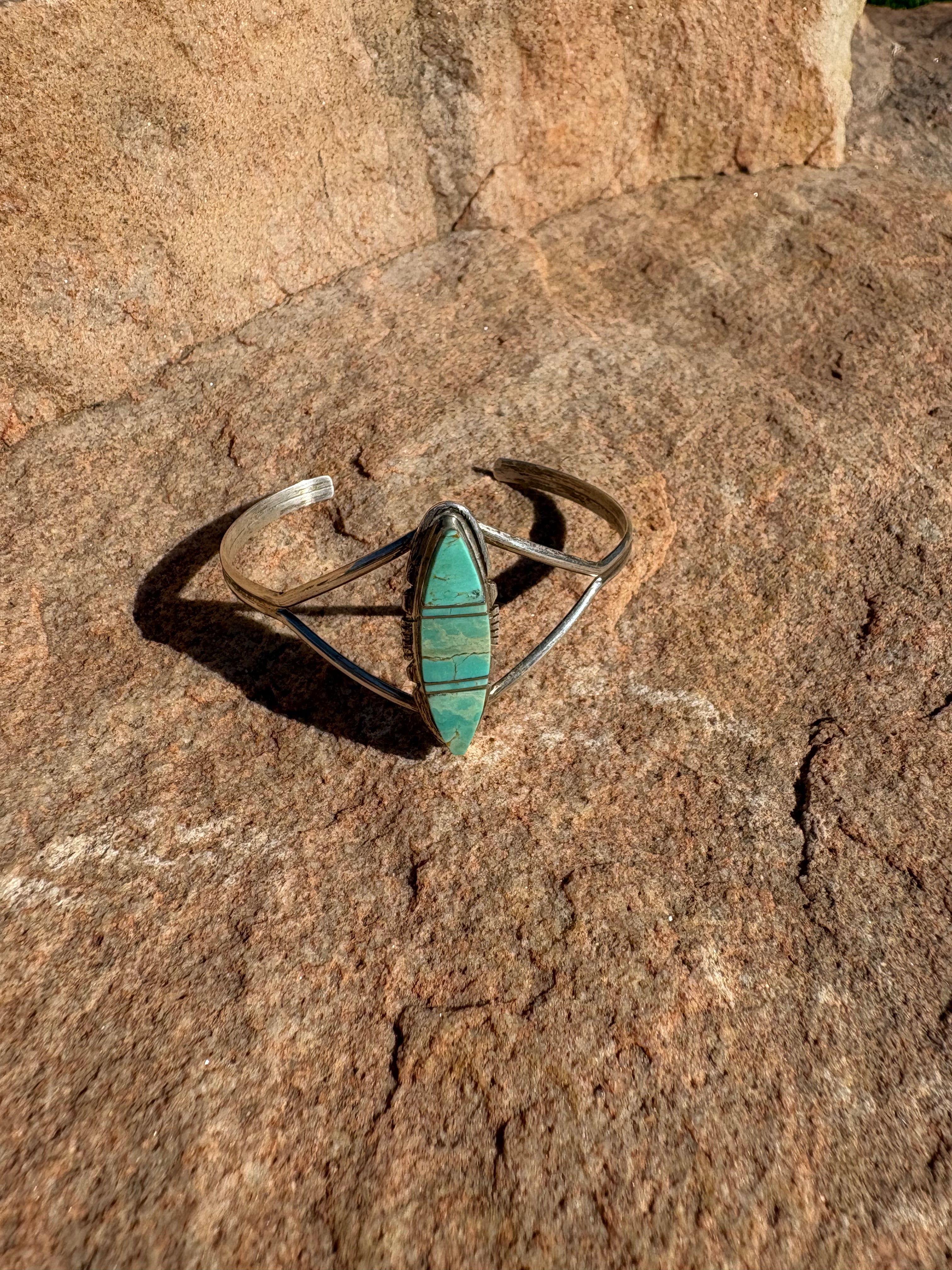 Kingman turquoise cuff