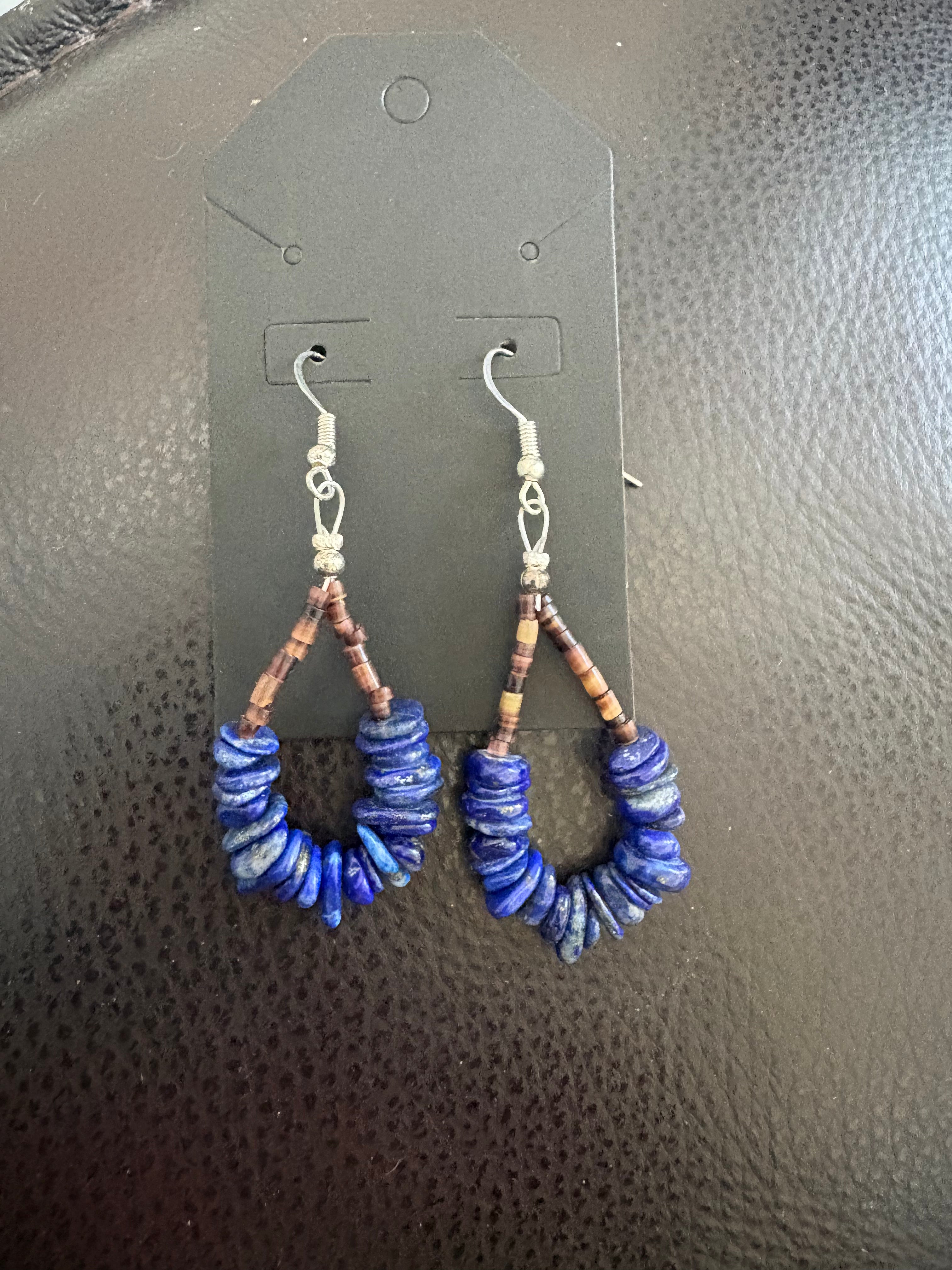 Lapis earrings