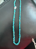 Turquoise beaded necklace