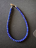 Blue lapis anklet