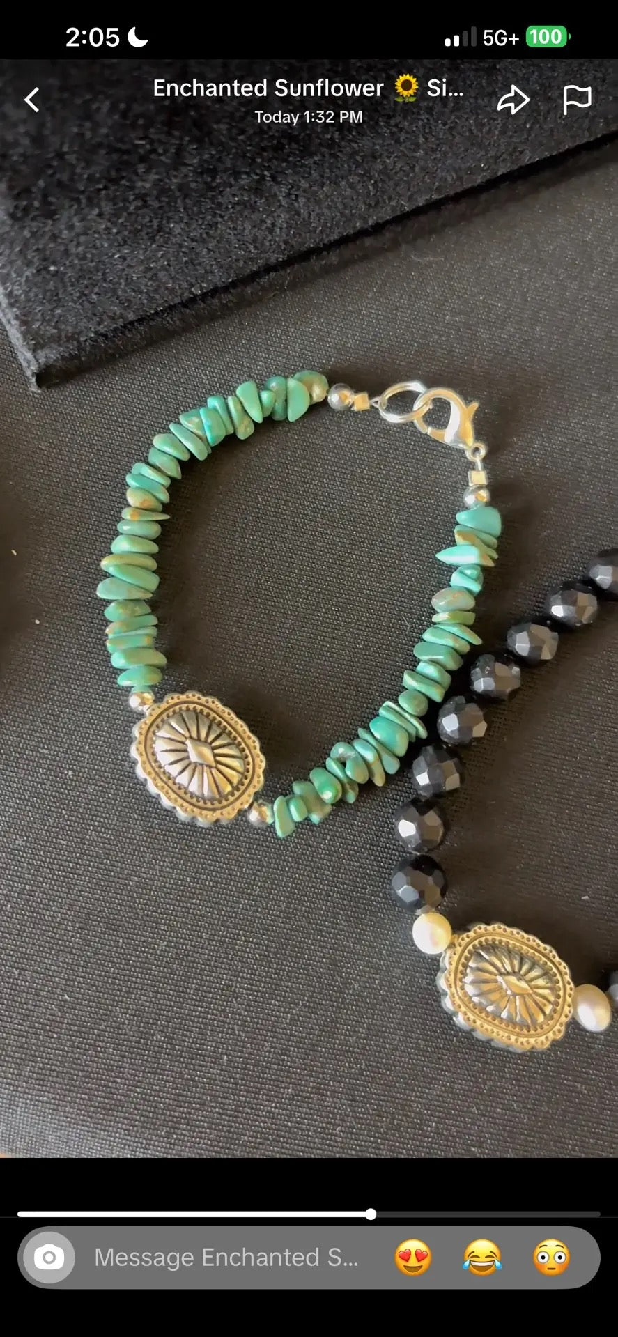 Turquoise with concha