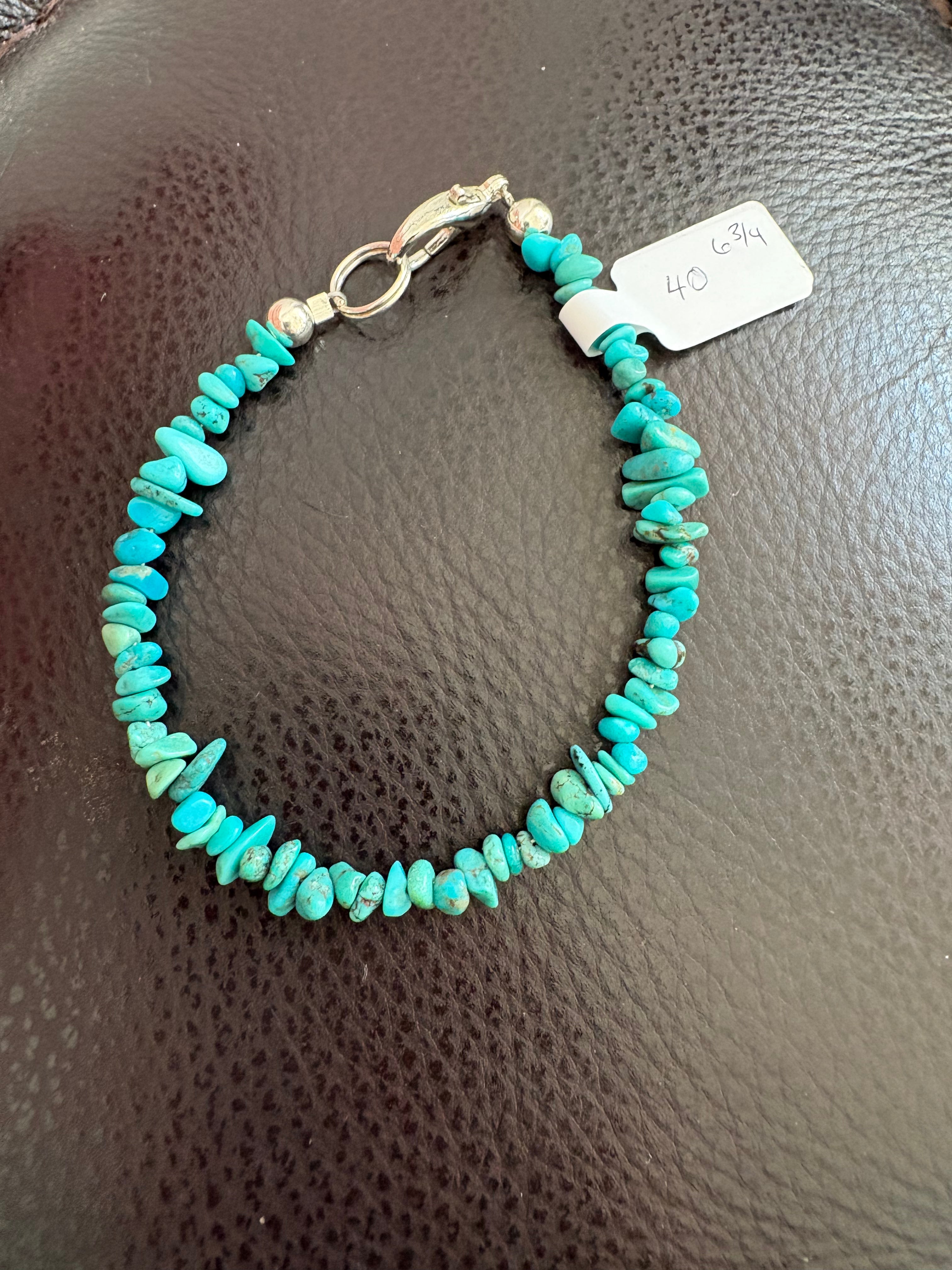 Turquoise bracelet 6 3/4