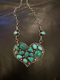 Turquoise heart necklace