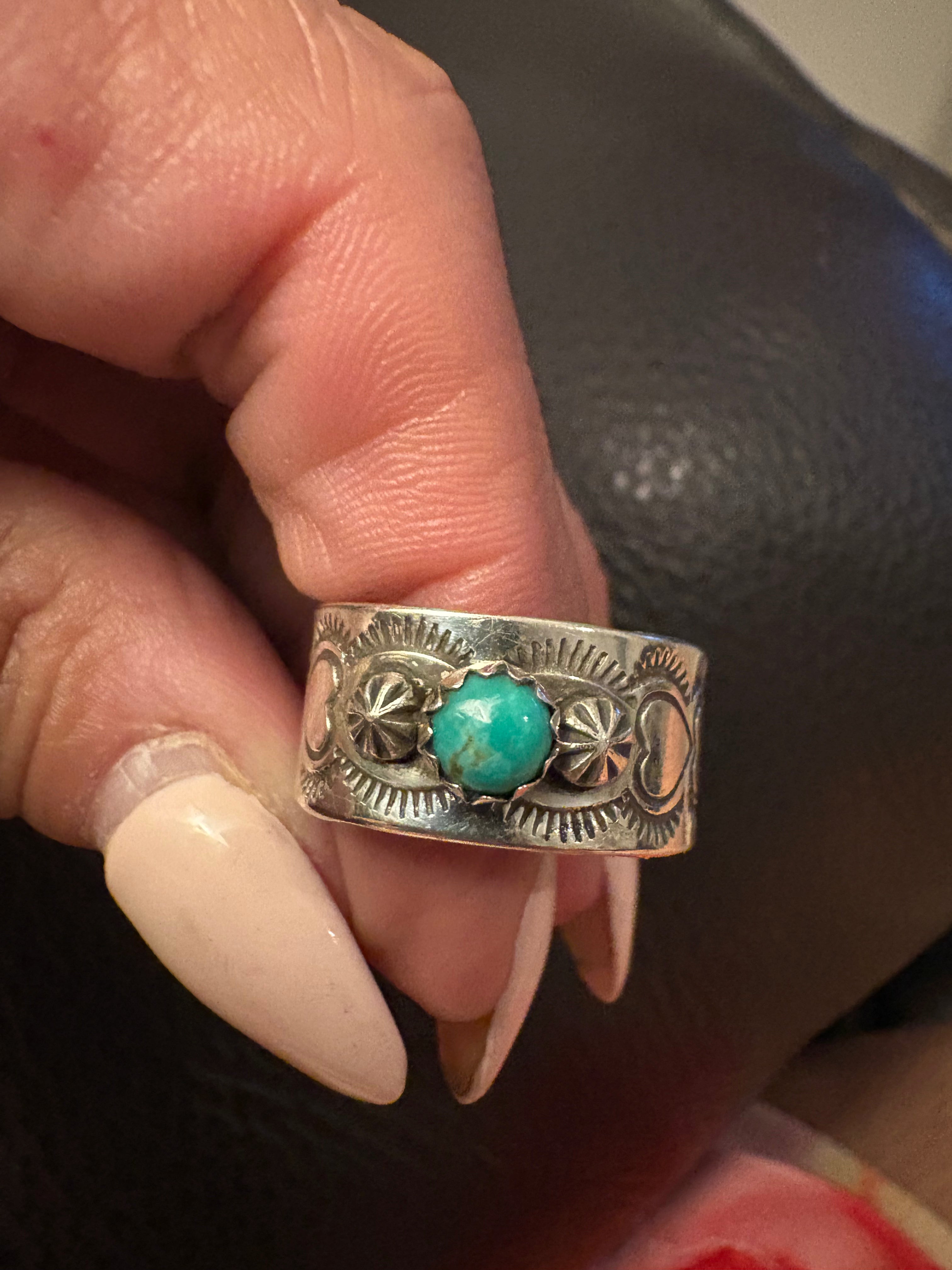 Freddie Platero cigar band ring  adjustable