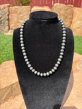 Chimney Butte round pearl necklace 16” 8mm