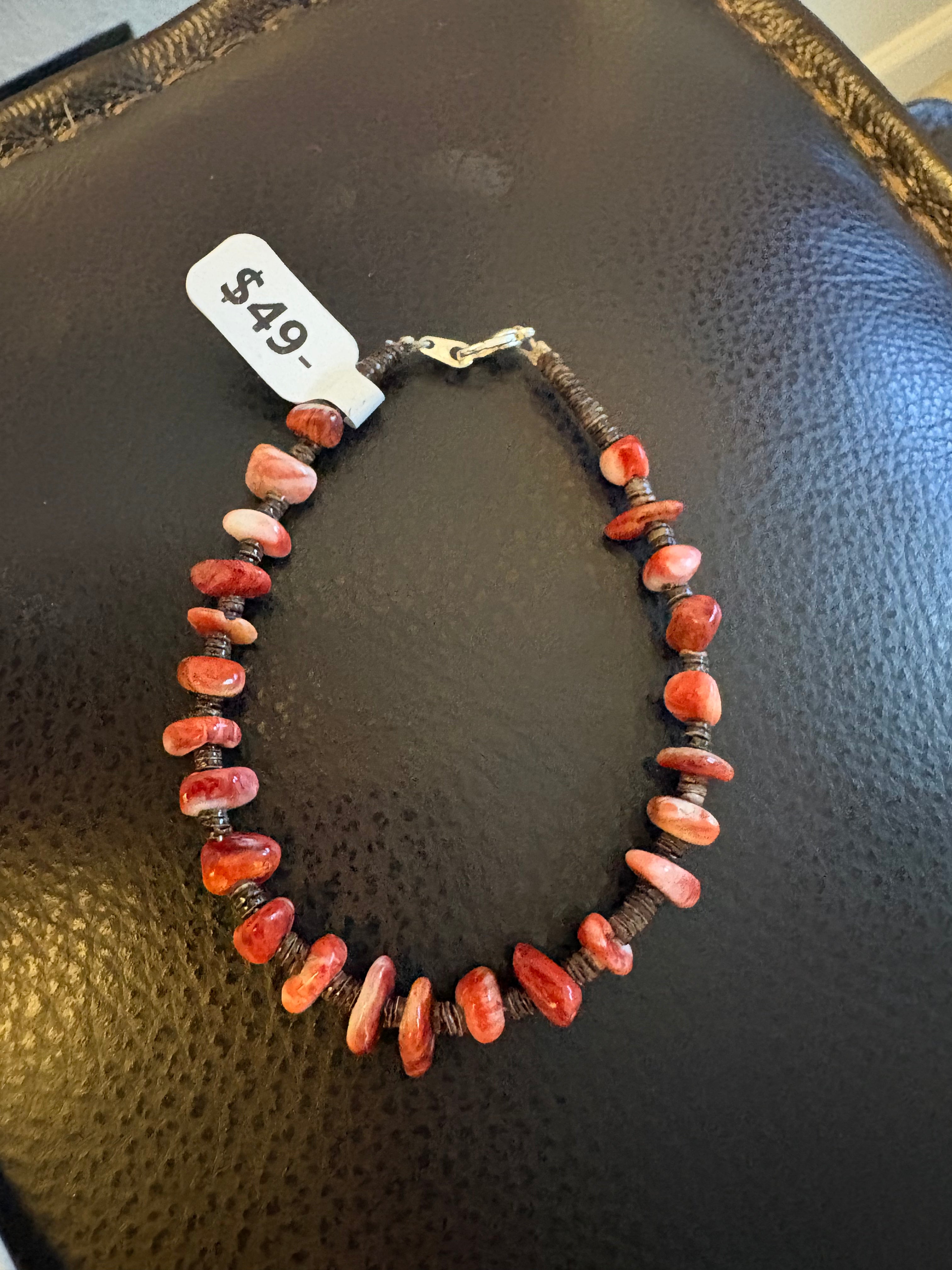 Red spiny bracelet