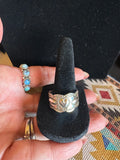 Freddie Platero cigar bad heart ring. Size 10 adjustable