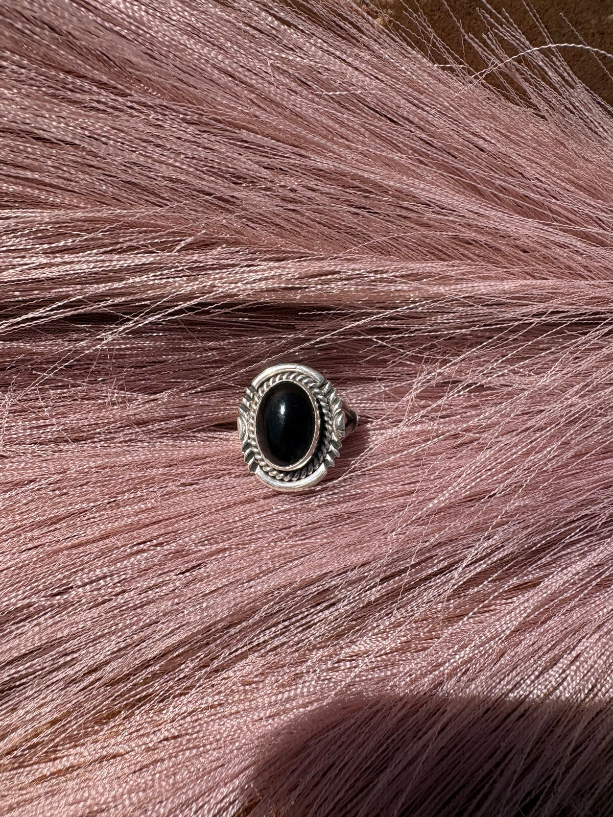 Black Onyx Ring Size 8